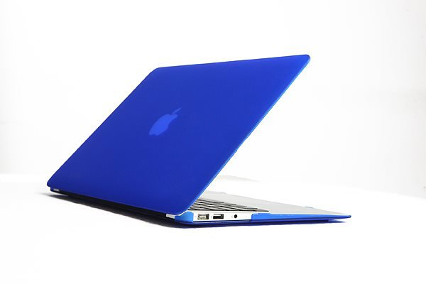 Ultra Slim Anti Glare Hard Case for MacBook Air 11.6" (Blue) & Free Keyboard Cover(Random)-284E