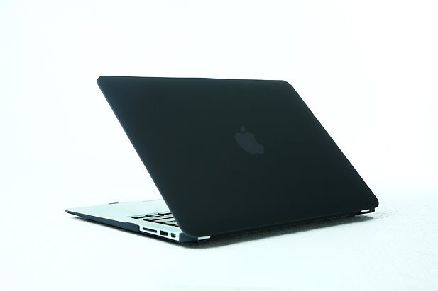 Ultra Slim Anti Glare Hard Case for MacBook Air 11.6" (Black) & Free Keyboard Cover(Random)-284I