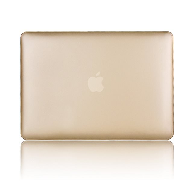 Ultra Slim Gold Rubberized Hard Case for Apple MacBook Air 13.3" & Free Keyboard Cover(Random)-285B
