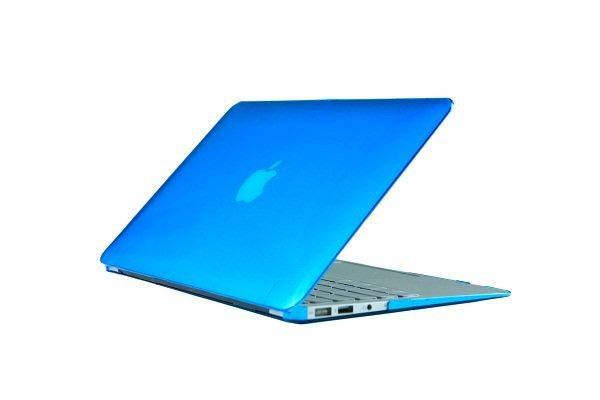 Ultra Slim Crystal Clear Hard Case for MacBook Air 13.3" (LightBlue) & Free Keyboard Cover-286A