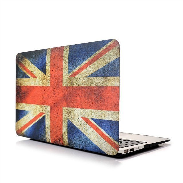 Ultra Slim UK Flag Hard Case for MacBook Air 13.3" & Free Keyboard Cover(Random)-287E