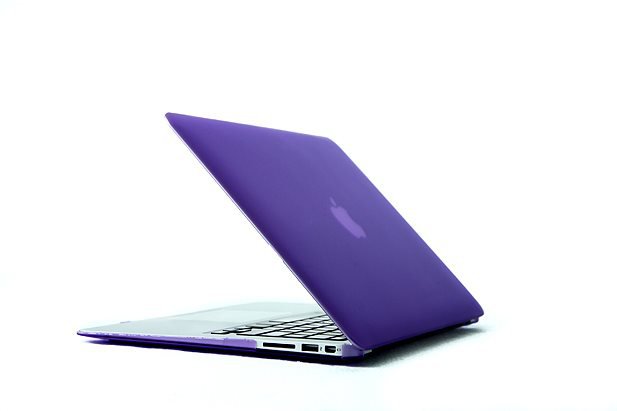 Ultra Slim Anti Glare Hard Case for MacBook Air 13.3" (Purple) & Free Keyboard Cover(Random)-288H
