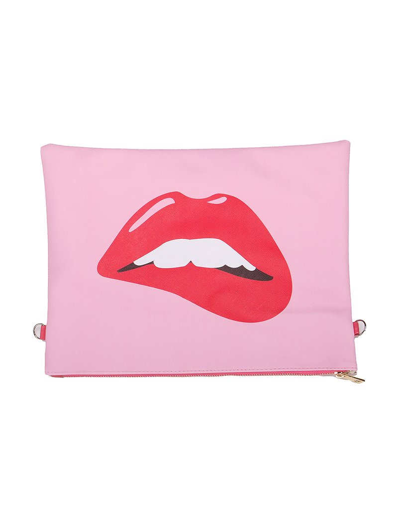 BITING LIPS CLUTCH BAG