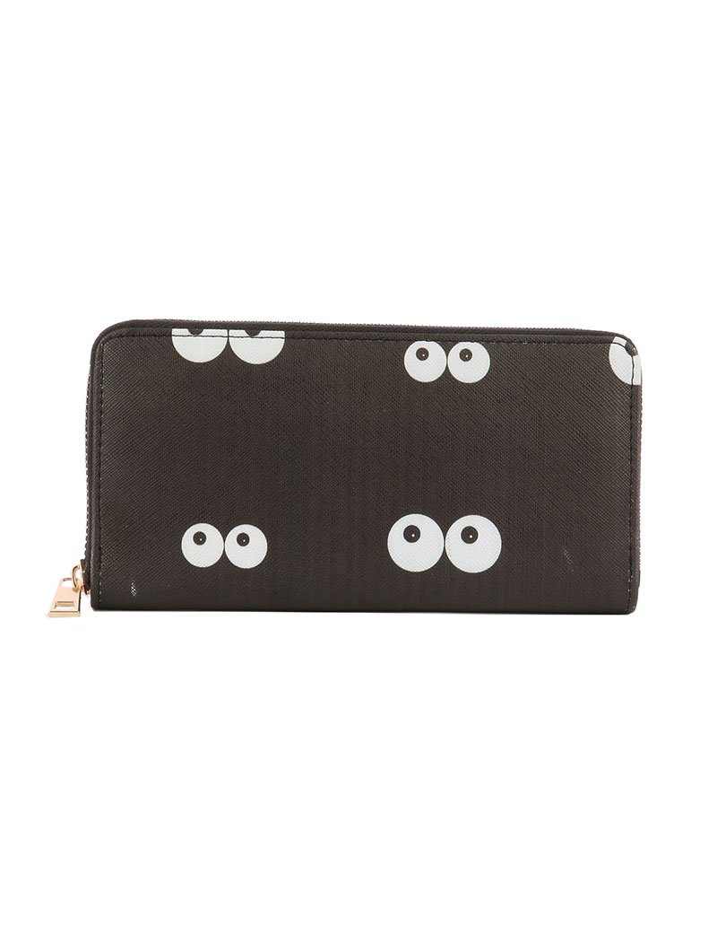 EYES IN THE DARK CLUTCH WALLET