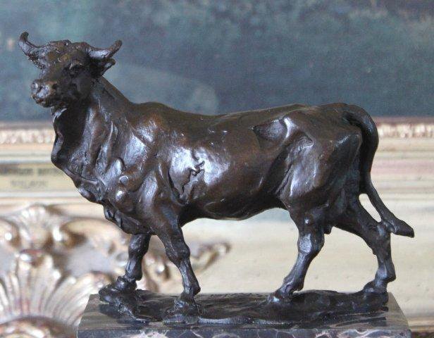 Bull Taurus Bronze Sculpture