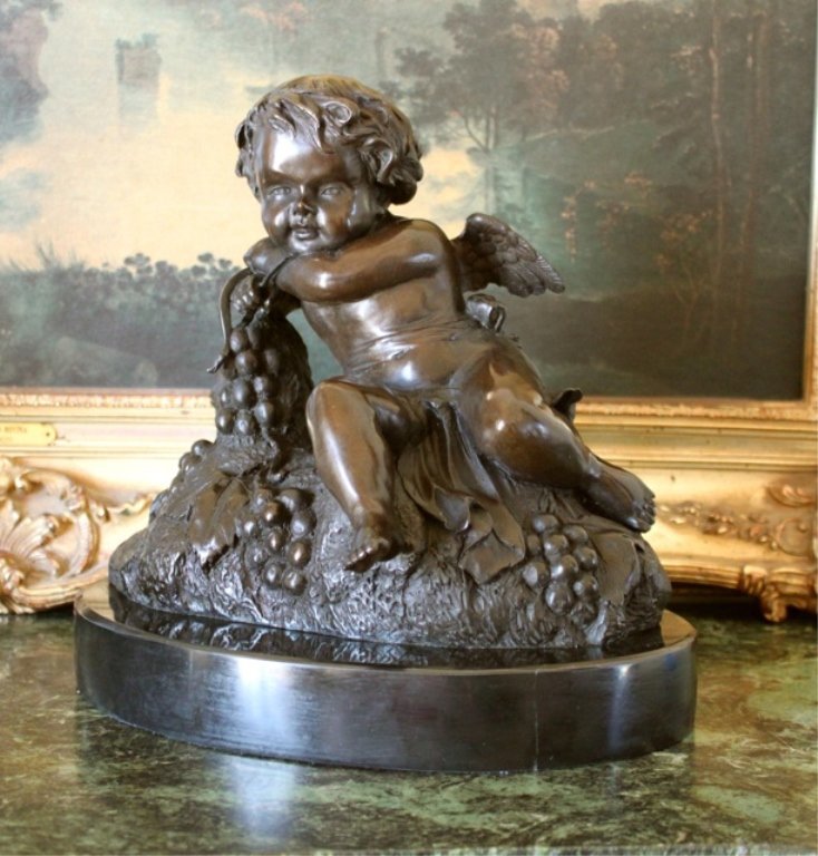 Cherub Angel Bronze Sculpture