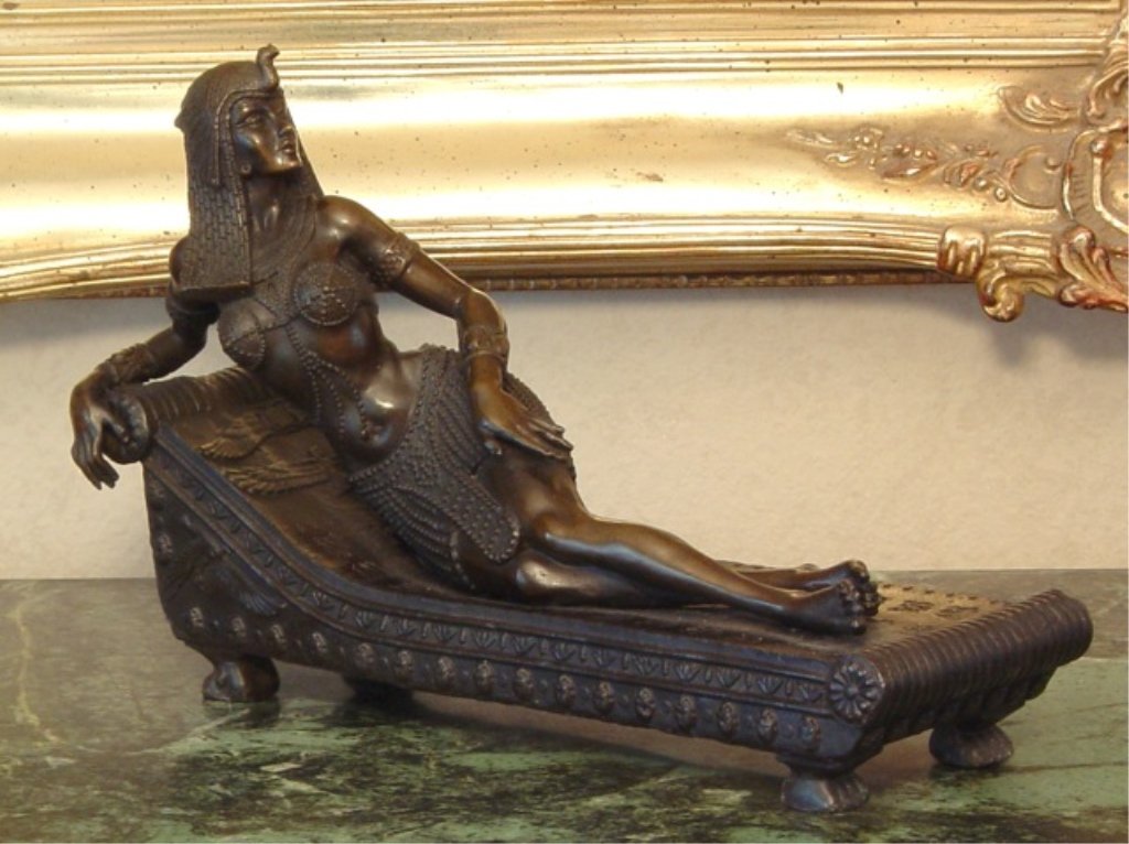 Egyptian Goddess Bronze Sculpture