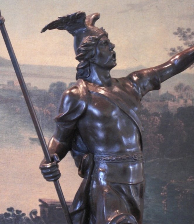Viking Norse Warrior Bronze Sculpture