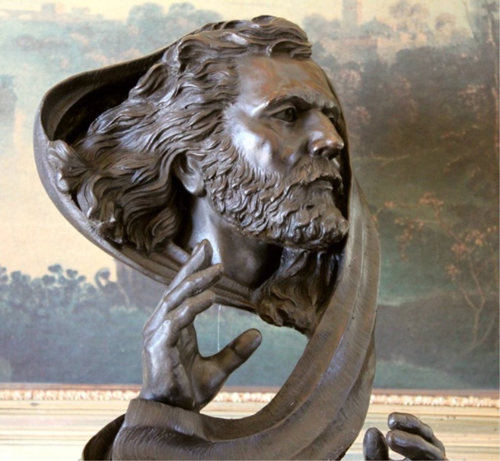 Book of Exodus, Moses Bust Bronze Sculpture