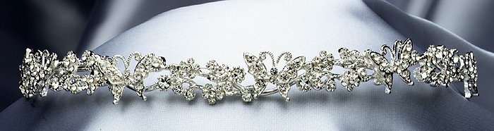 Silver Rhinestone Tiara