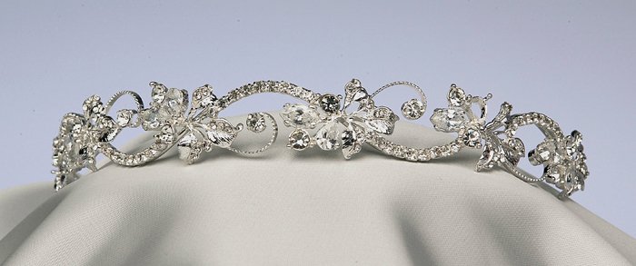 Silver Rhinestone Tiara