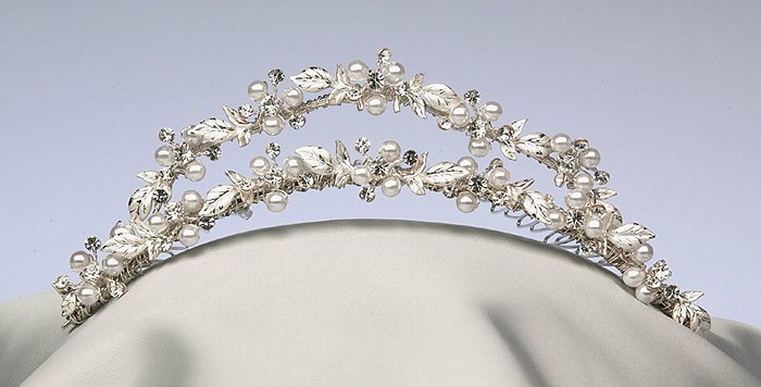 White Rhinestone Tiara