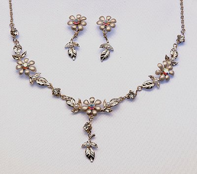 Frosted Necklace/Earrings Set (Style # 920)