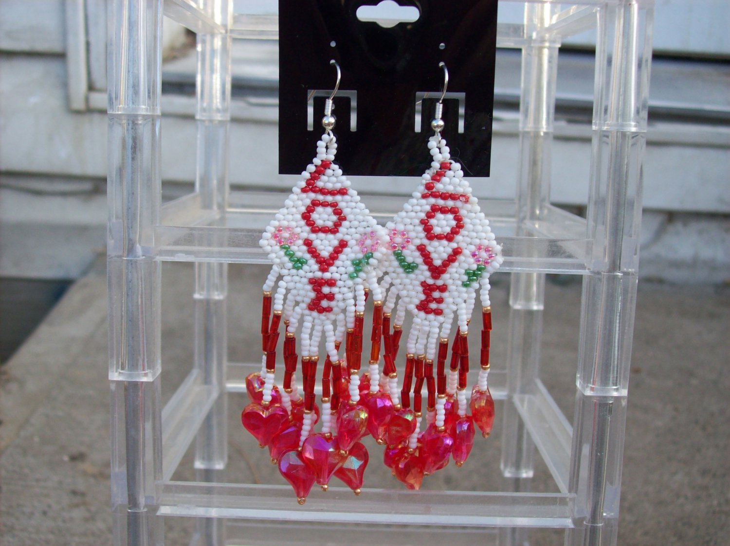 Handmade Love Valentine Earrings