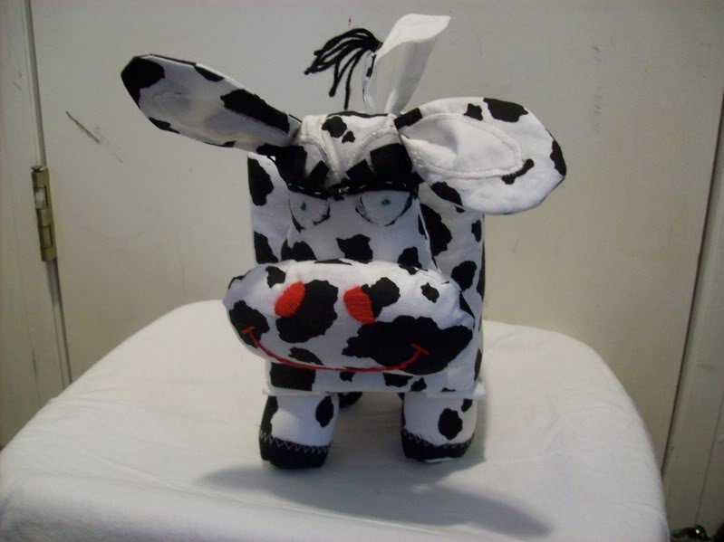 Handmade Cow Tissue Box Cover