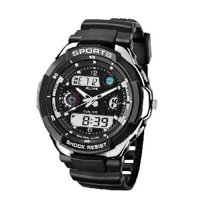ALIKE AK1170 50M Waterproof Digital Watch Quartz Analog Watch Wristwatch Timepiece for Men Male Boy