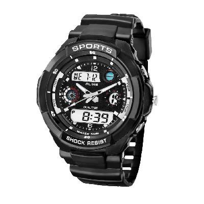 ALIKE AK1170 50M Waterproof Digital Watch Quartz Analog Watch Wristwatch Timepiece for Men Male Boy