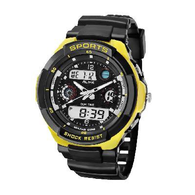 ALIKE AK1170 50M Waterproof Digital Watch Quartz Analog Watch Wristwatch Timepiece for Men Male Boy
