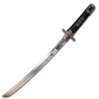 Black Samurai Sword with Stand High Quality collectible Awesome Knife Knive