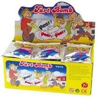 72 Unit Display Stinky Fart Bombs Bomb Packets Wholesale Funny Smelly