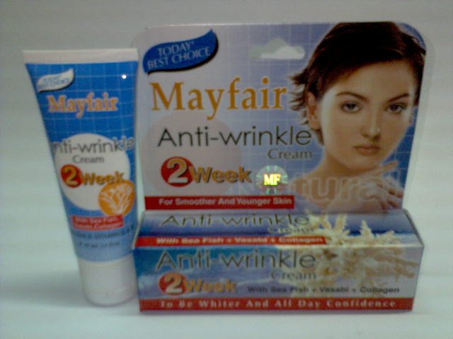 Mayfair Anti-wrinkle Cream ~*For Smoother And Younger Skin in 2 weeks*~ (2 tubes) FREE SHIPPING