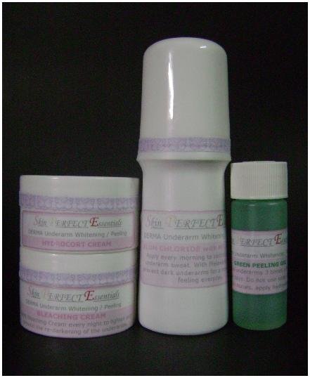 1 set DERMA Underarm Whitening / Peeling Set for Normal Skin (price includes shipping already)