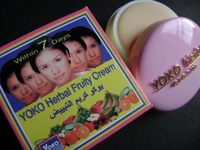 LOT of 3 pcs YOKO Herbal Fruity Cream ("Within 7 Days") 4g FREE SHIPPING