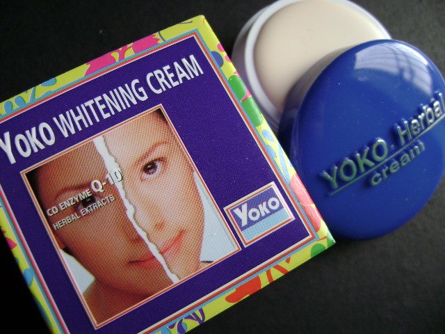 LOT of 3 pcs YOKO Whitening Cream with CO Enzyme Q-10 (Herbal Extracts) 4g FREE SHIPPING