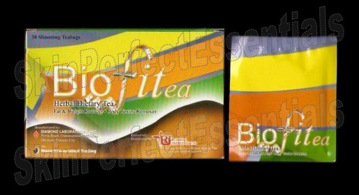 3 boxes BioFiTea Herbal Dietary Slimming Tea ~ 30 tea bags FREE SHIPPING