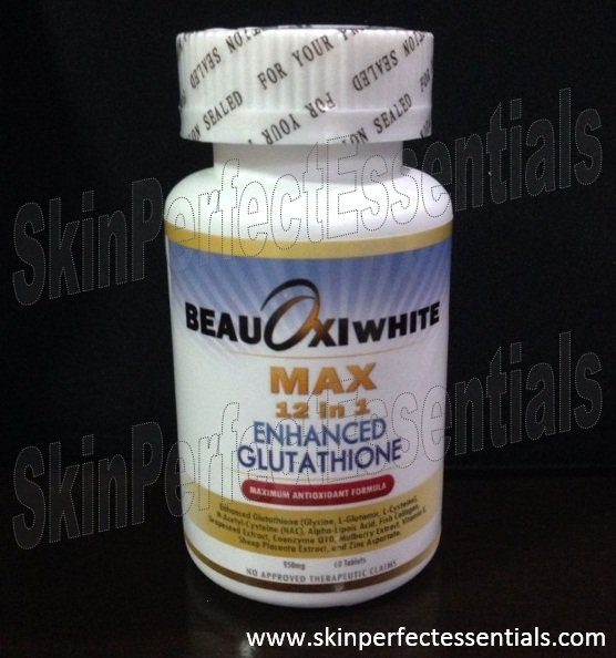 2 bottles Beauoxi Max 12 in 1 Enhanced Glutathione 950 mg x 60 Giant Capsules FREE CAPSULES