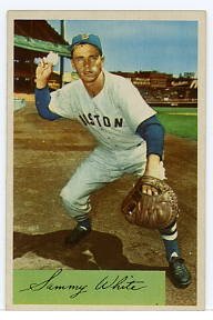 Sammy White 1954 Bowman #34