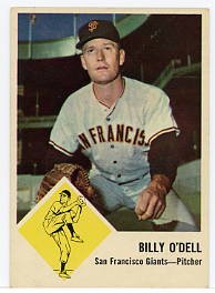 Billy O'Dell 1963 Fleer #66