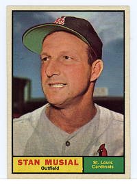 Stan Musial 1961 Topps #290