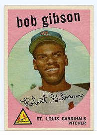 Bob Gibson RC 1959 Topps #514