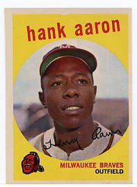 Hank Aaron 1959 Topps #380