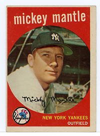 Mickey Mantle 1959 Topps #10