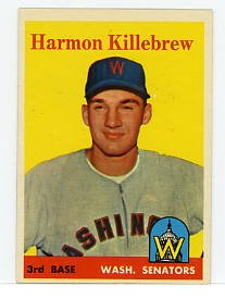 Harmon Killebrew 1958 Topps #288