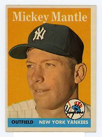 Mickey Mantle 1958 Topps #150