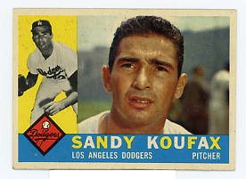 Sandy Koufax 1960 Topps #343