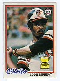 Eddie Murray RC 1978 Topps #36