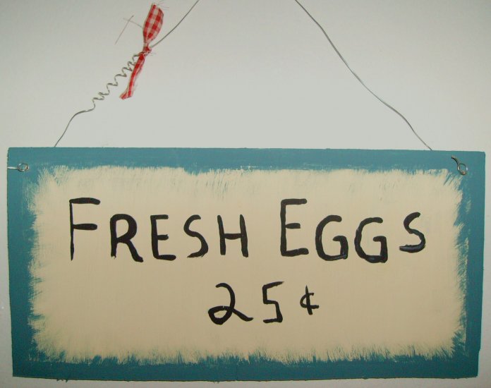 Fresh eggs