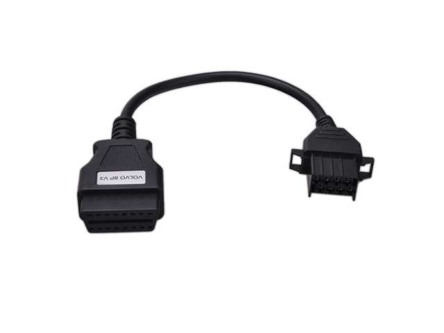 8 Pin to 16 pin OBD2 Adapter Cable for Volvo Trucks