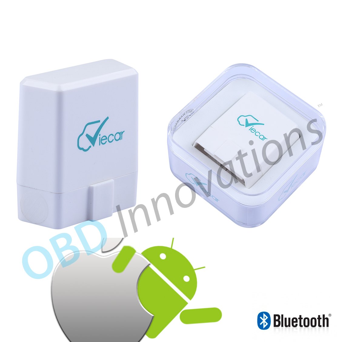 Viecar 4.0 Bluetooth OBD2 Car Diagnostics Scanner + HUD for iOS and Android