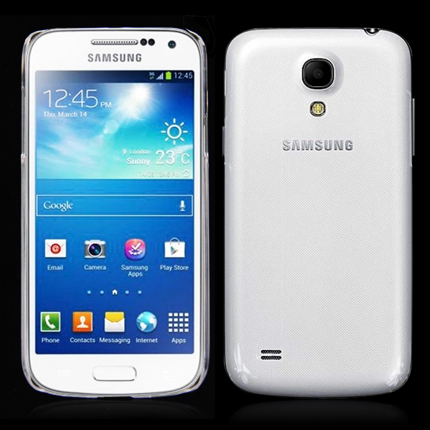 Thin Crystal Clear Hard Snap On Case for Galaxy S4 i9500