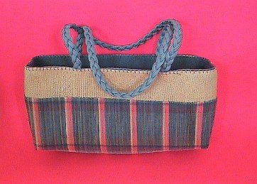 Cute Handmade Straw Tote Purse Handbag