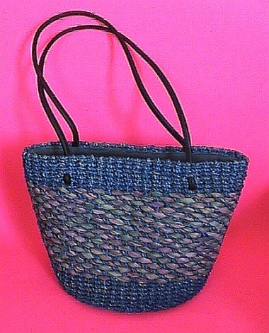 Cute Handmade Straw Tote Purse Handbag