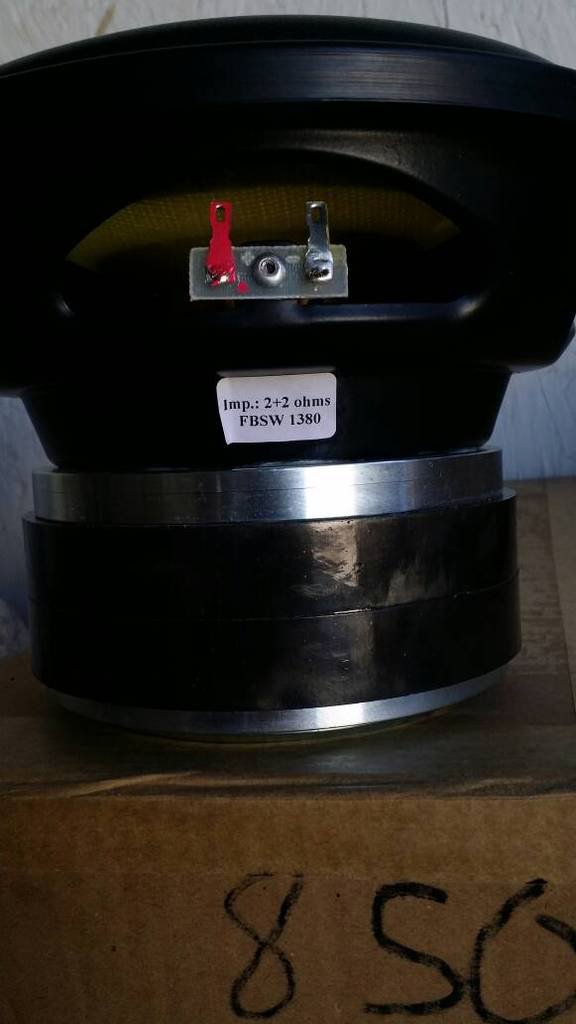 FB Audio FBSW-8-0.4k Dual 2ohm 8" 400wrms