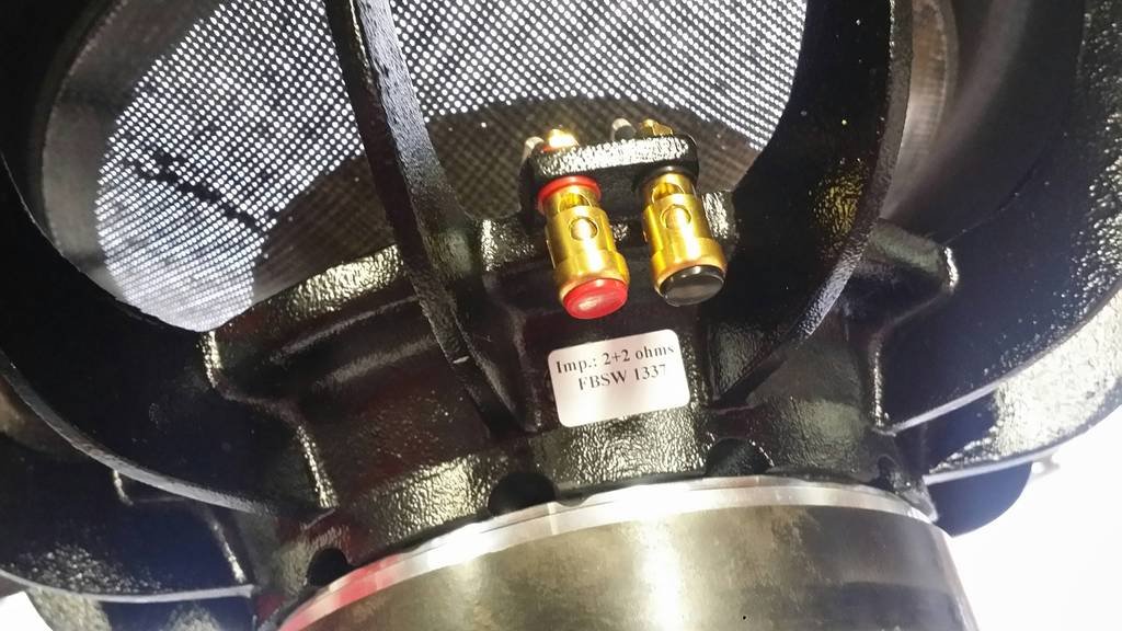 FB Audio FBSW-15-0.85K Dual 2ohm 850wrms