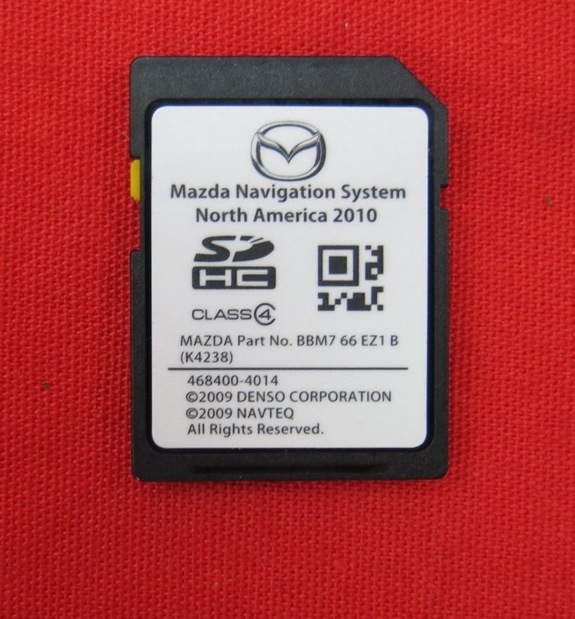 mazda navigation sd card update