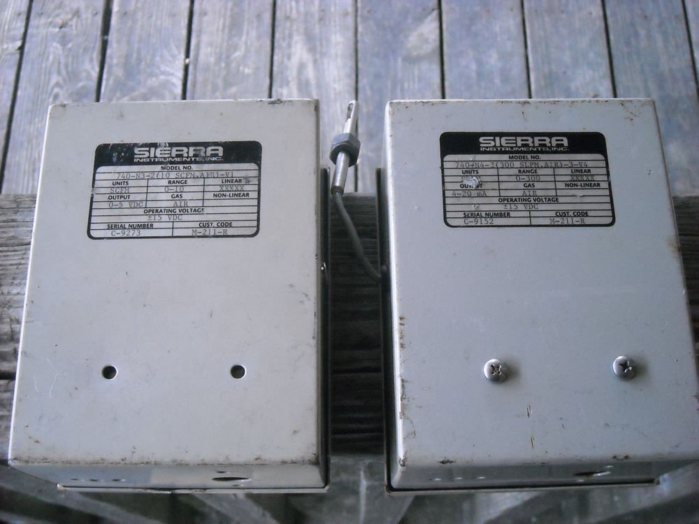 Sierra Instruments 740-N4-3-V4 and 740-N3-2-V1 Air Flow Meters